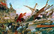 Juan Luna The Battle of Lepanto Sweden oil painting artist